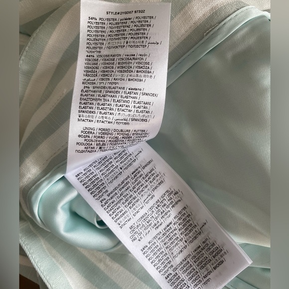 Marciano Striped High Waist Shirts - Size M (6) - Picture 14 of 15